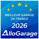 Badge meilleur garage 2026 par allogarage.fr
